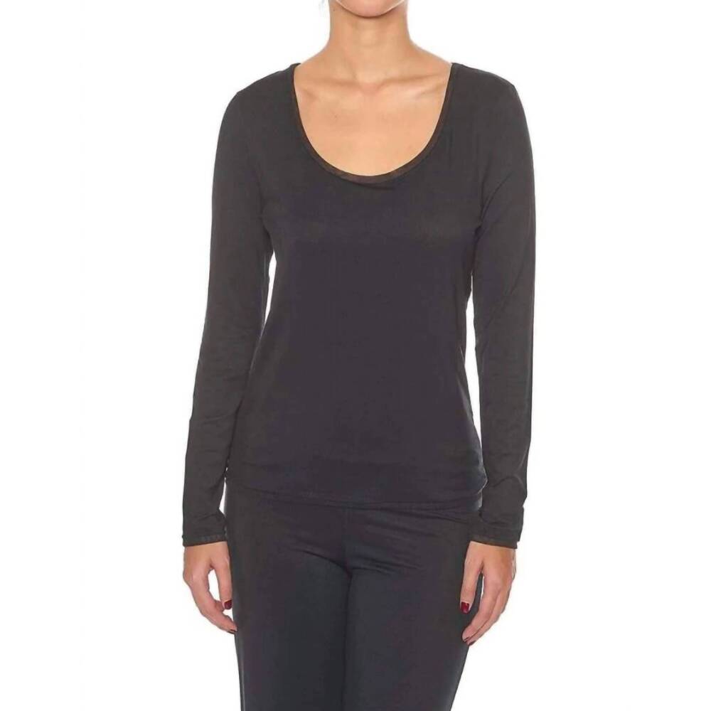 NEW ADDICTION long sleeve top and pant set in black